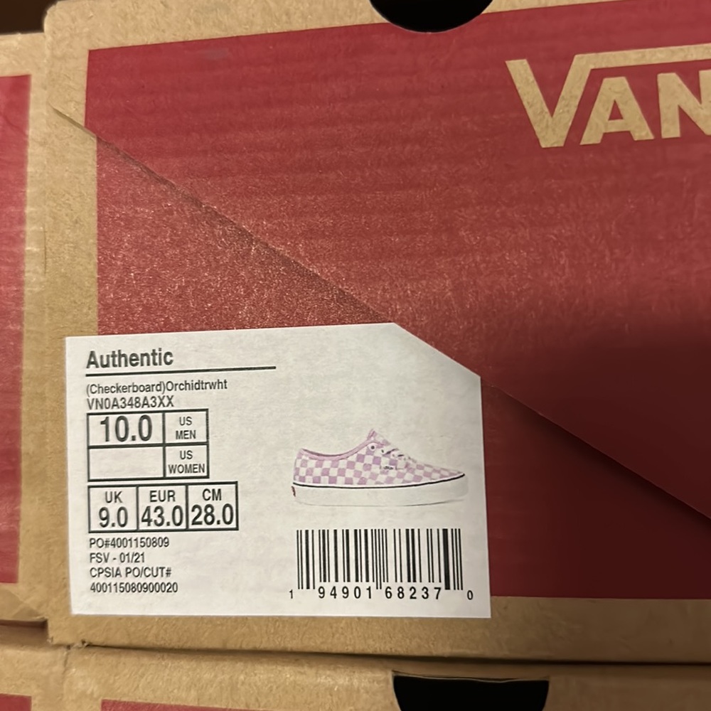 Vans Authentic checkered board orchid true white - Picture 7 of 8